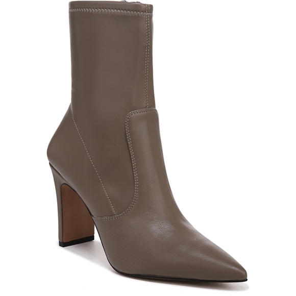 🆕Franco Sarto NEW SIZE 8 Women's L-Avana Mid Calf Boot Taupe Vegan - Picture 1 of 6